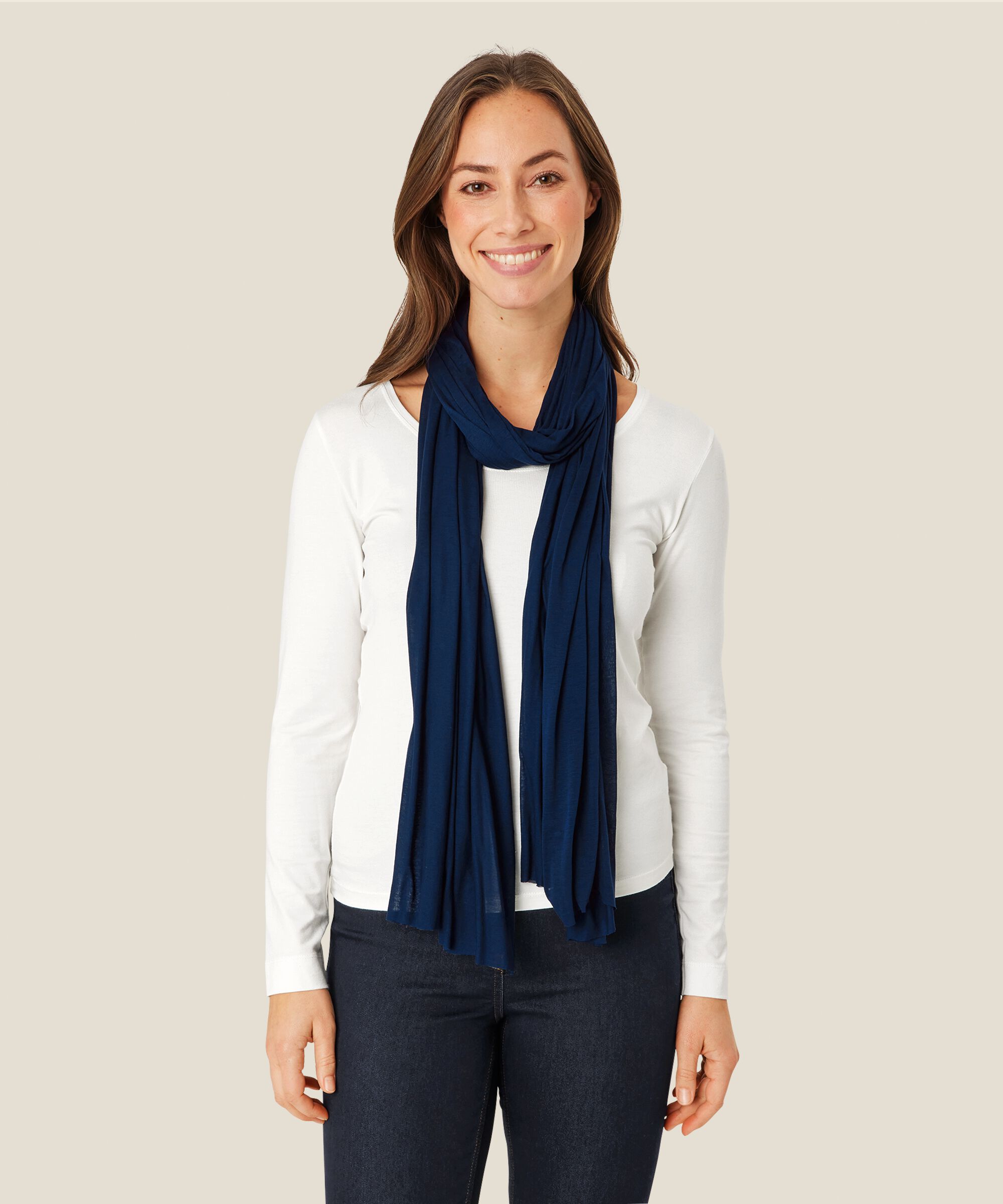 Amega JERSEY Tørklæde, Navy