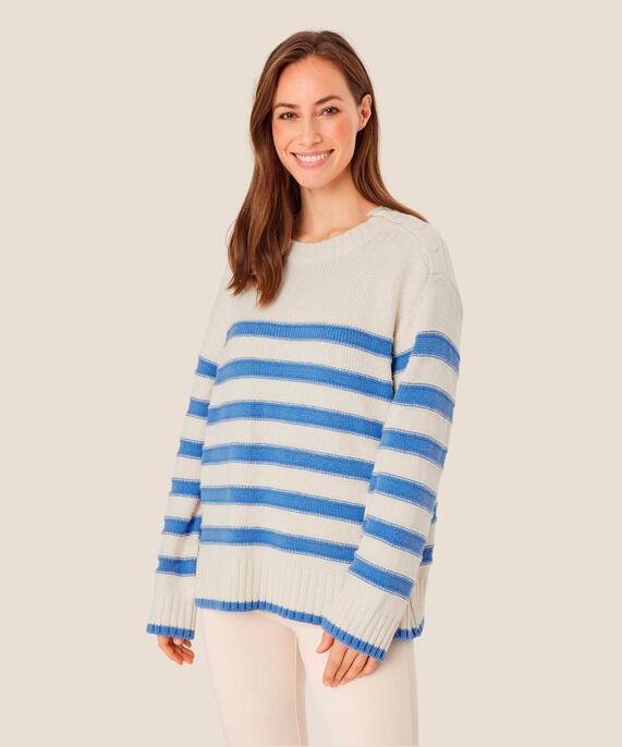Fryderyka Top, BlueB/Whc