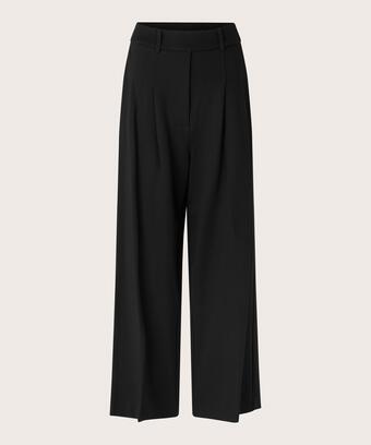 Perline JERSEY bukser, Black, hi-res