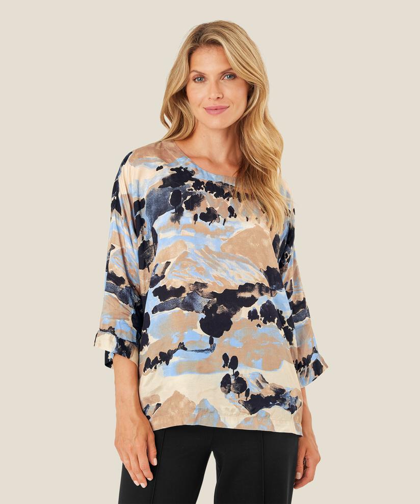 Becca Top, Steel Grey