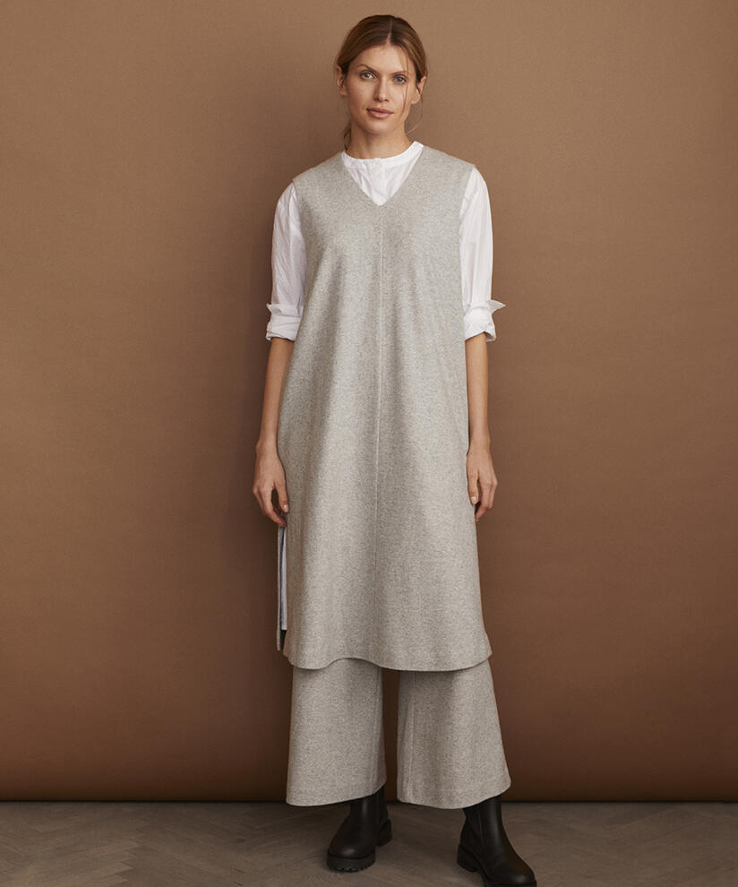 PIRA BUKSER, L. Grey mel.