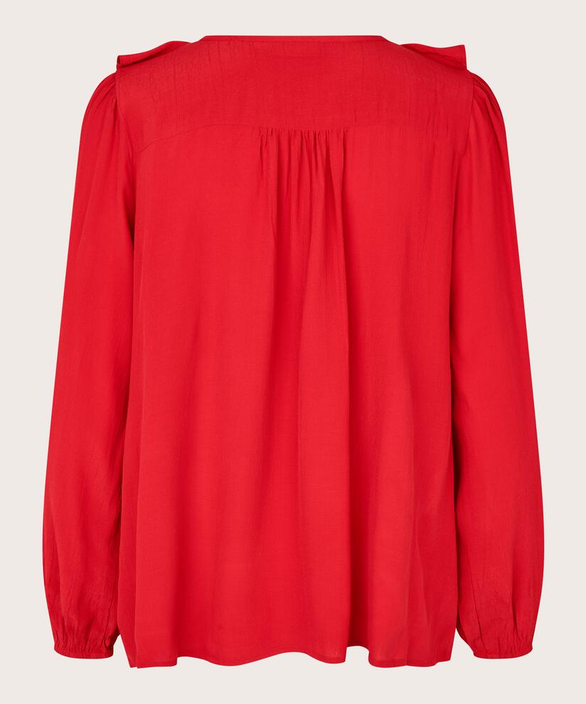 Beauna Top, Scarlet Sage