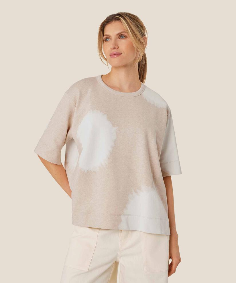 Dylcie JERSEY Top, Beige melange