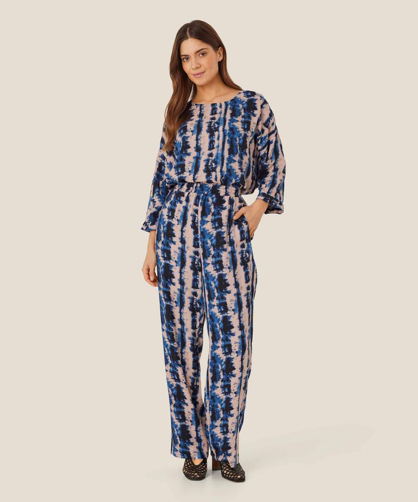 Becca Top, Navy Peony