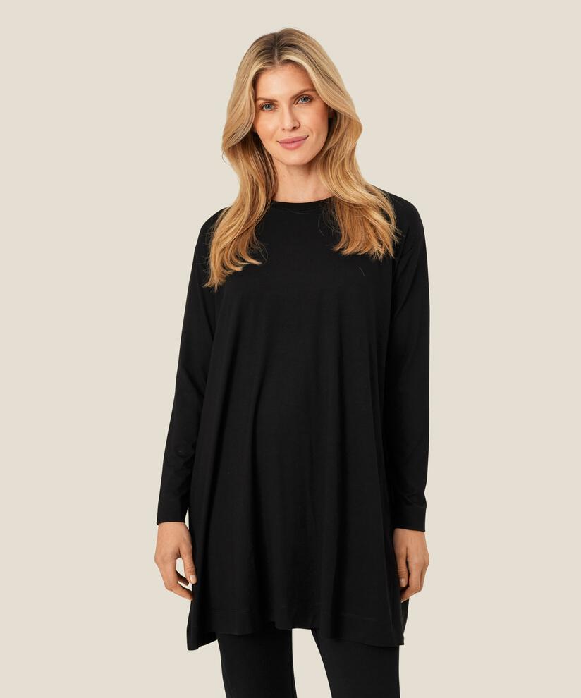Gael JERSEY Tunika, Black