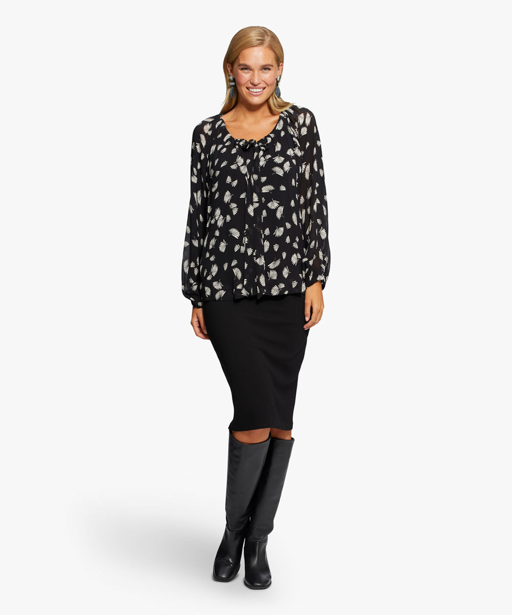 BELINDA TOP, Black