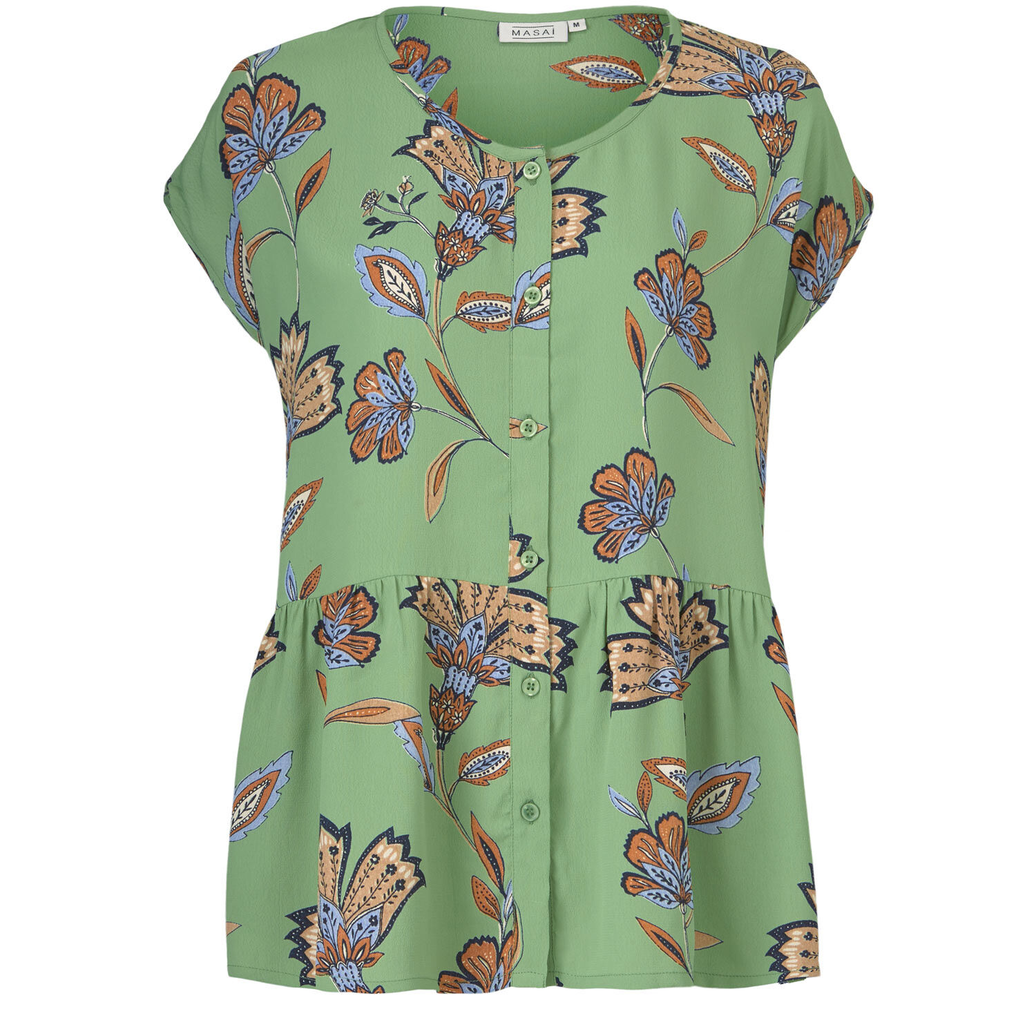 IDALI SKJORTE, Stone Green