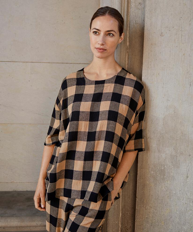 DEGANA BLUSE, Travertine