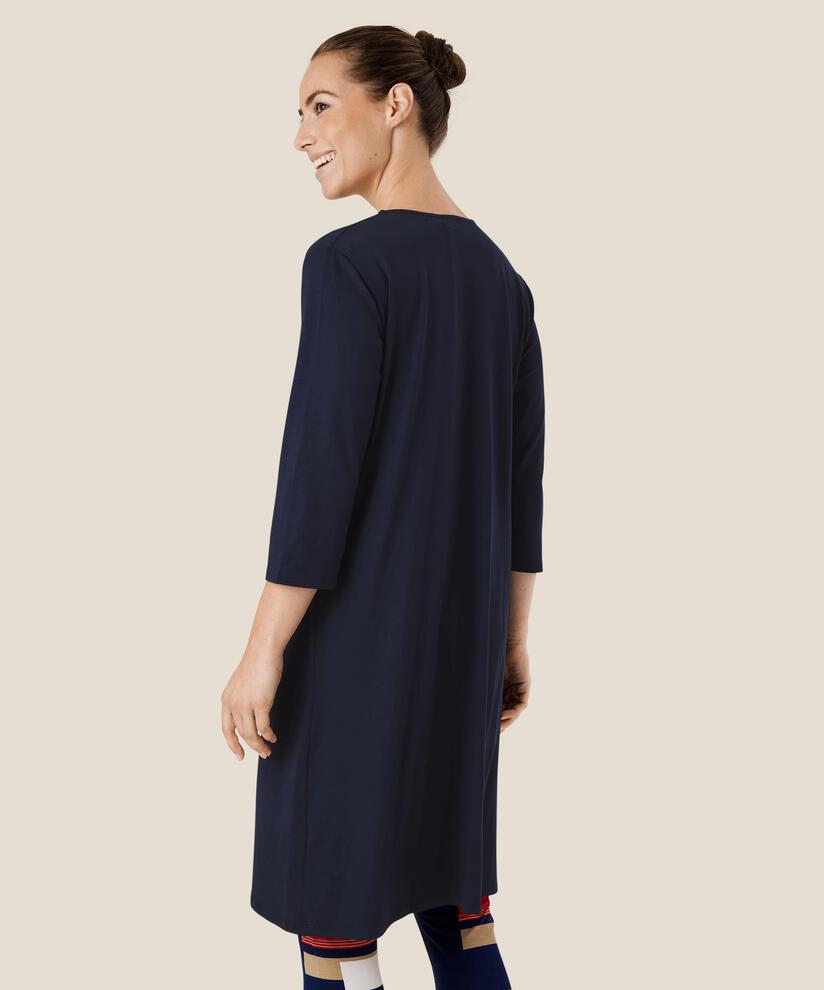 Nibi JERSEY Kjole, Navy, hi-res
