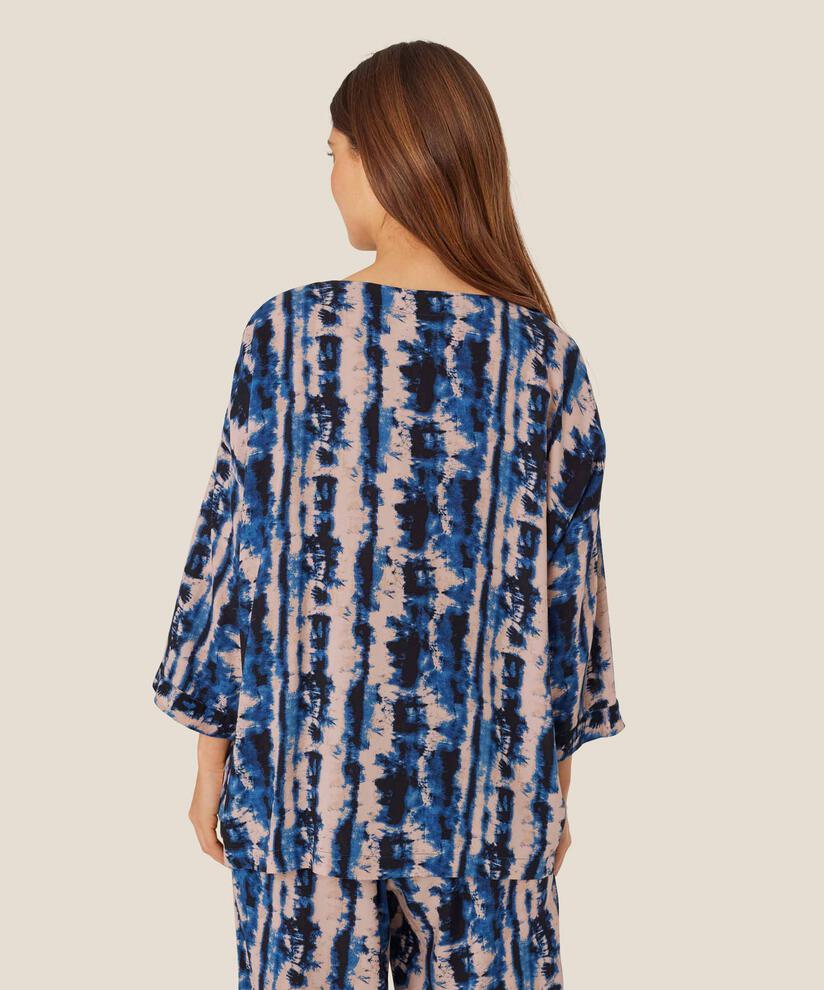 Becca Top, Navy Peony