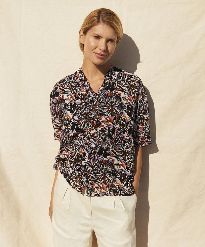 ITALLA SKJORTE, Lavender Mist