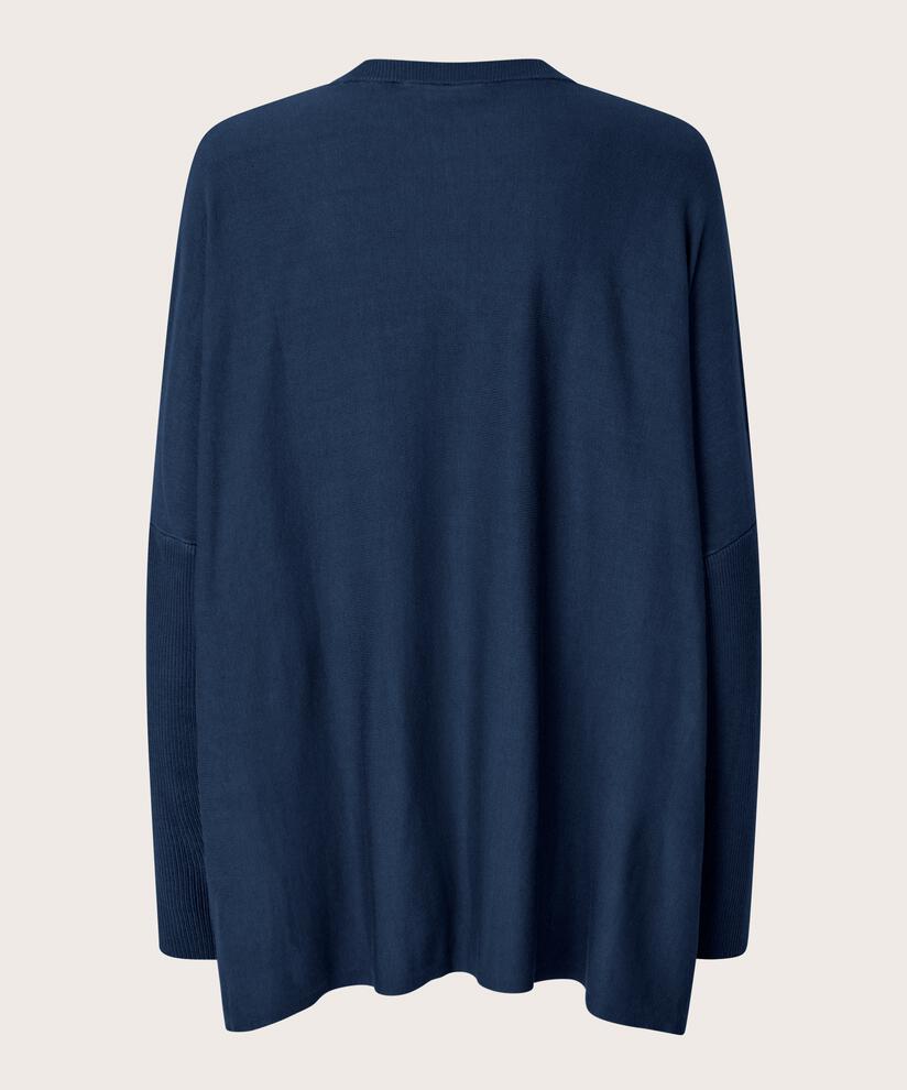 Fronia Top, Navy Blazer