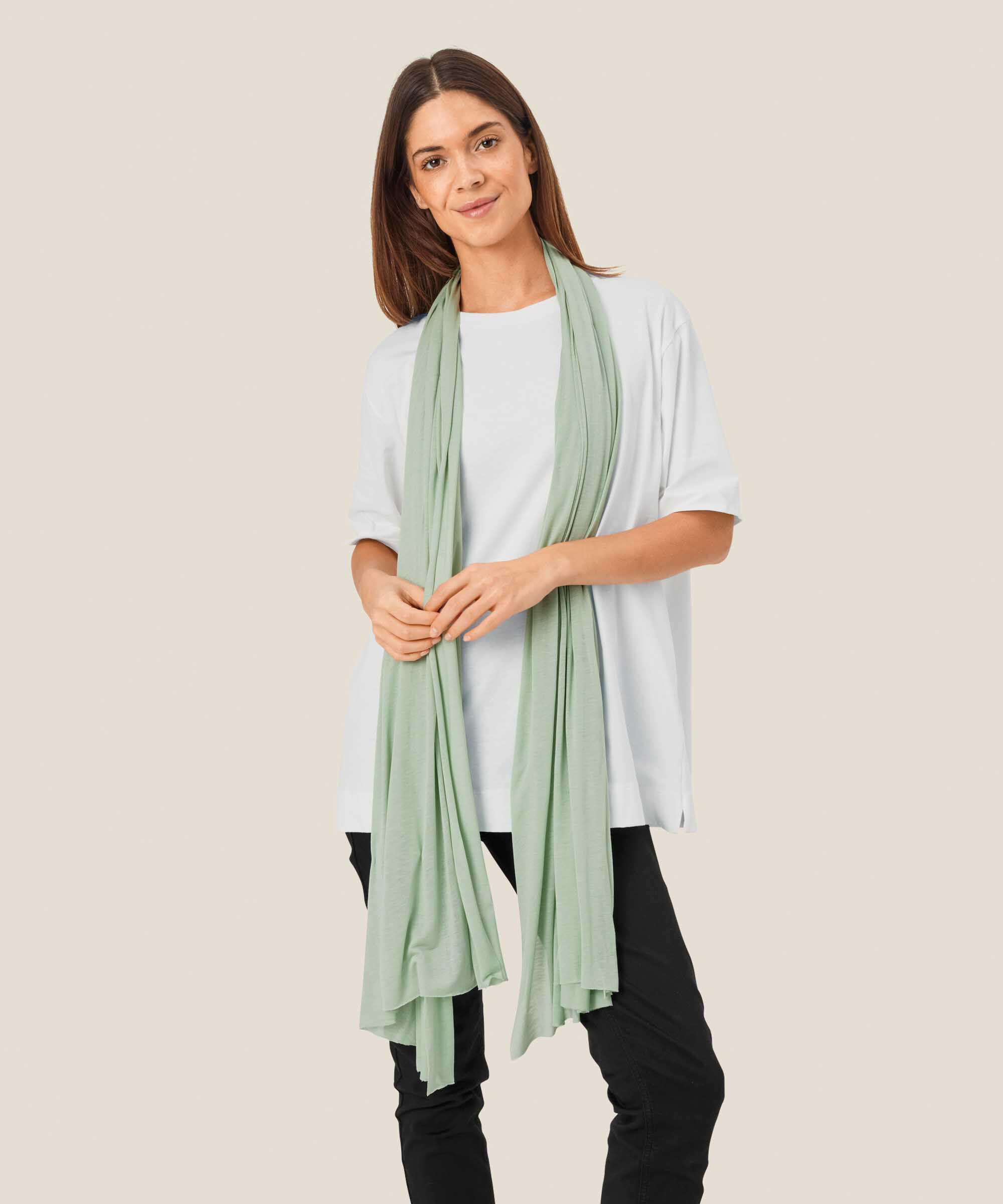 Amega JERSEY Tørklæde, Frosty Green
