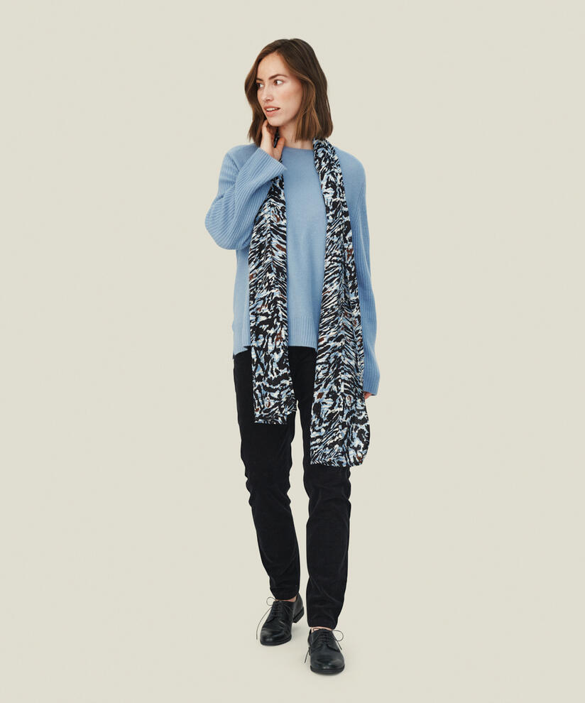 ALONG TØRKLÆDE, Faded Denim