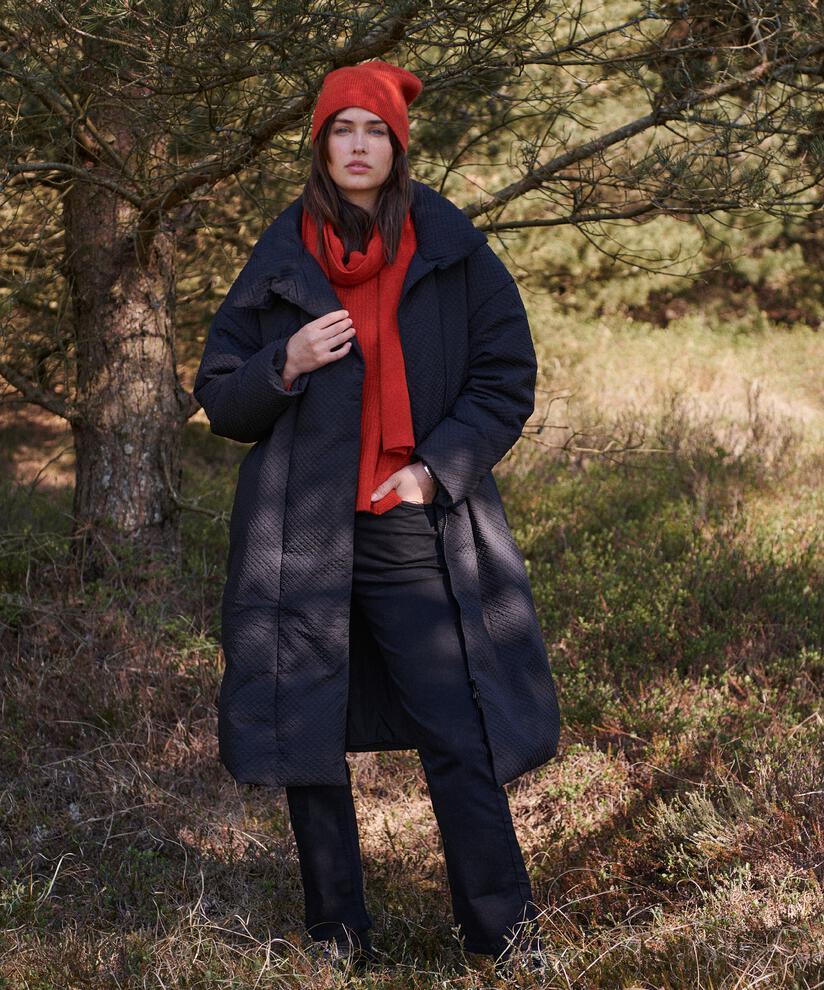 Tabine Dunfrakke, Black