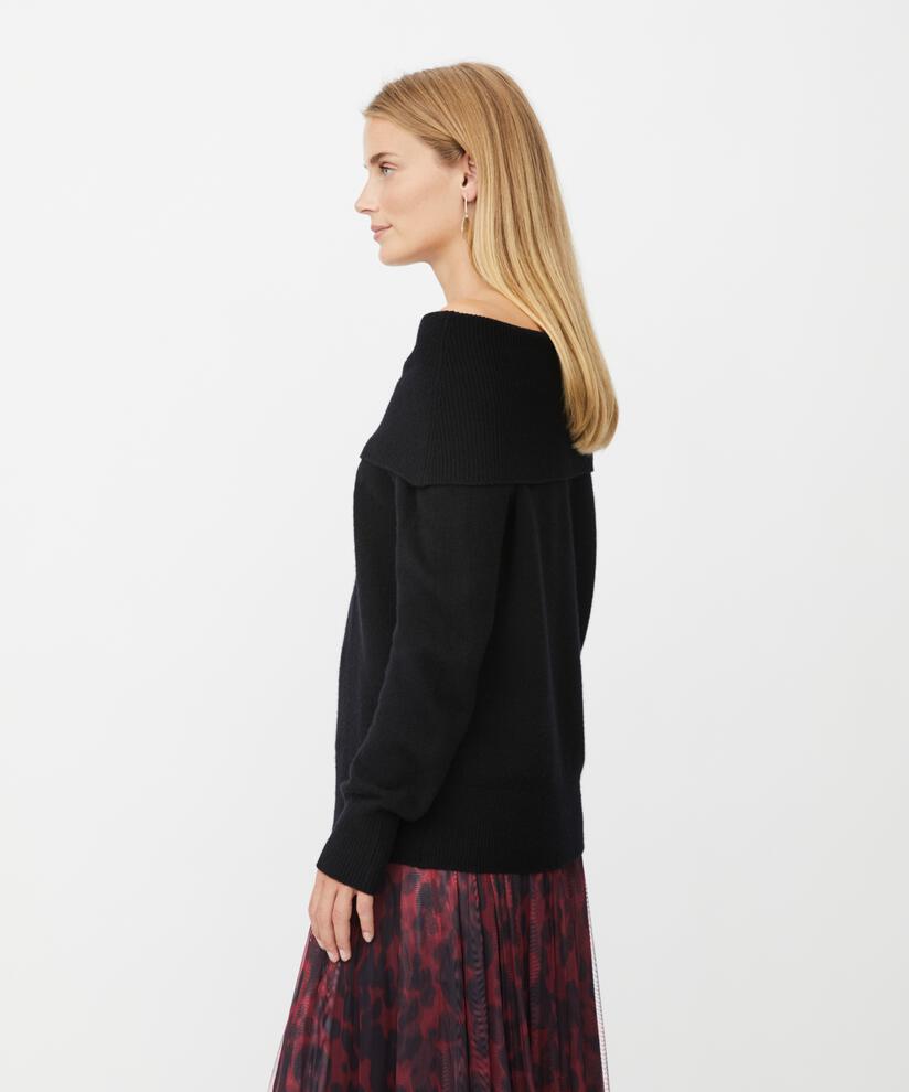 Floraia Uld Top, Black