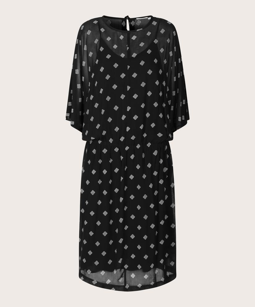Noué Kjole, Black, hi-res