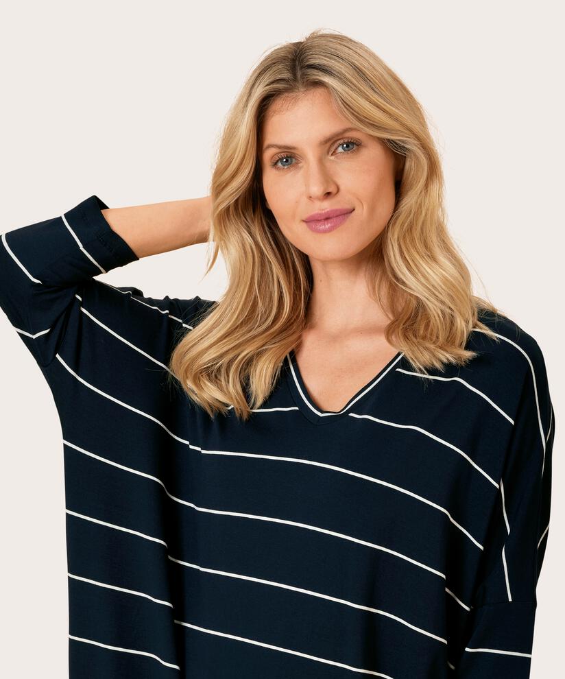 NYRINI JERSEY KJOLE, Navy, hi-res
