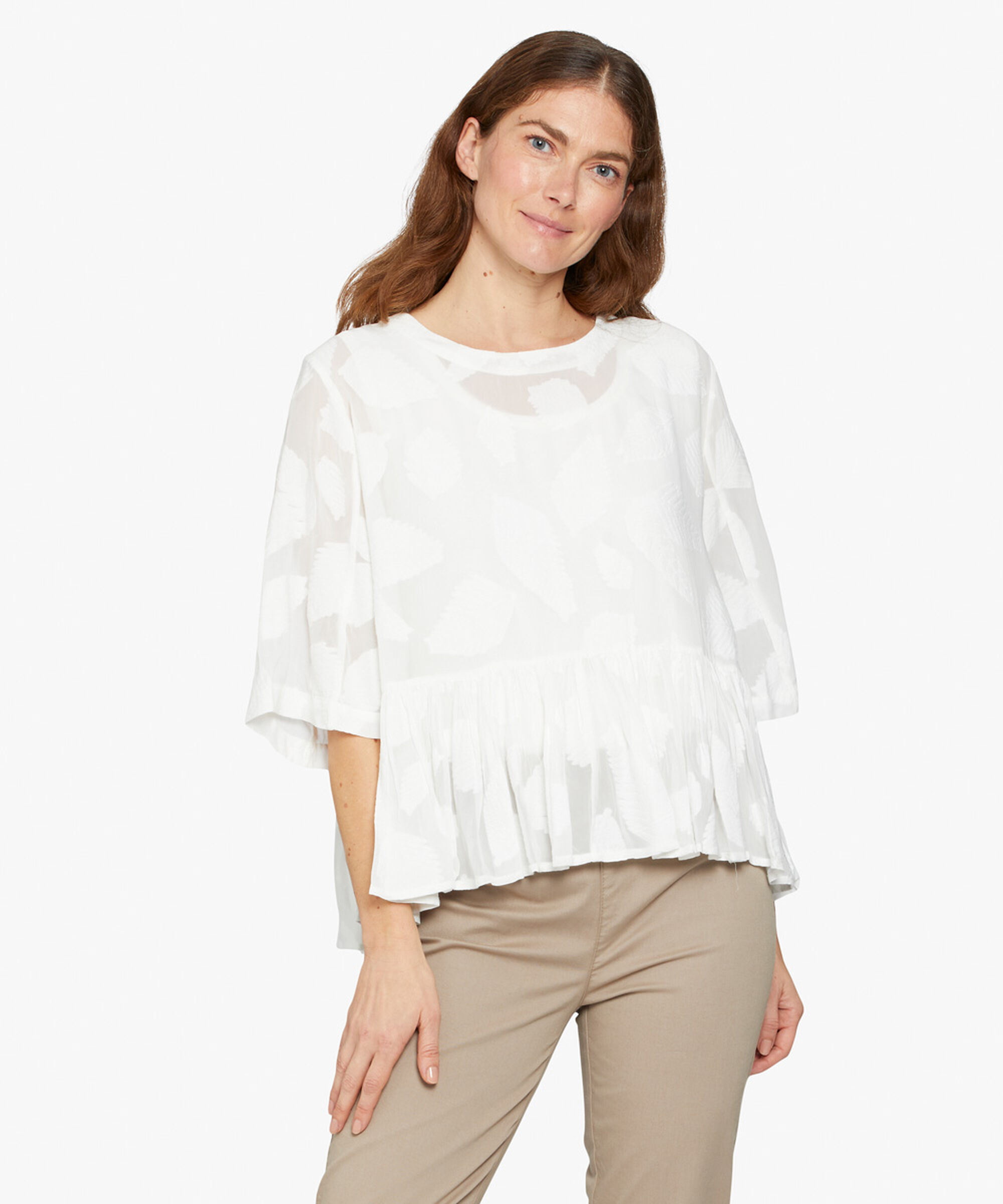 DELFINA TOP, Cream
