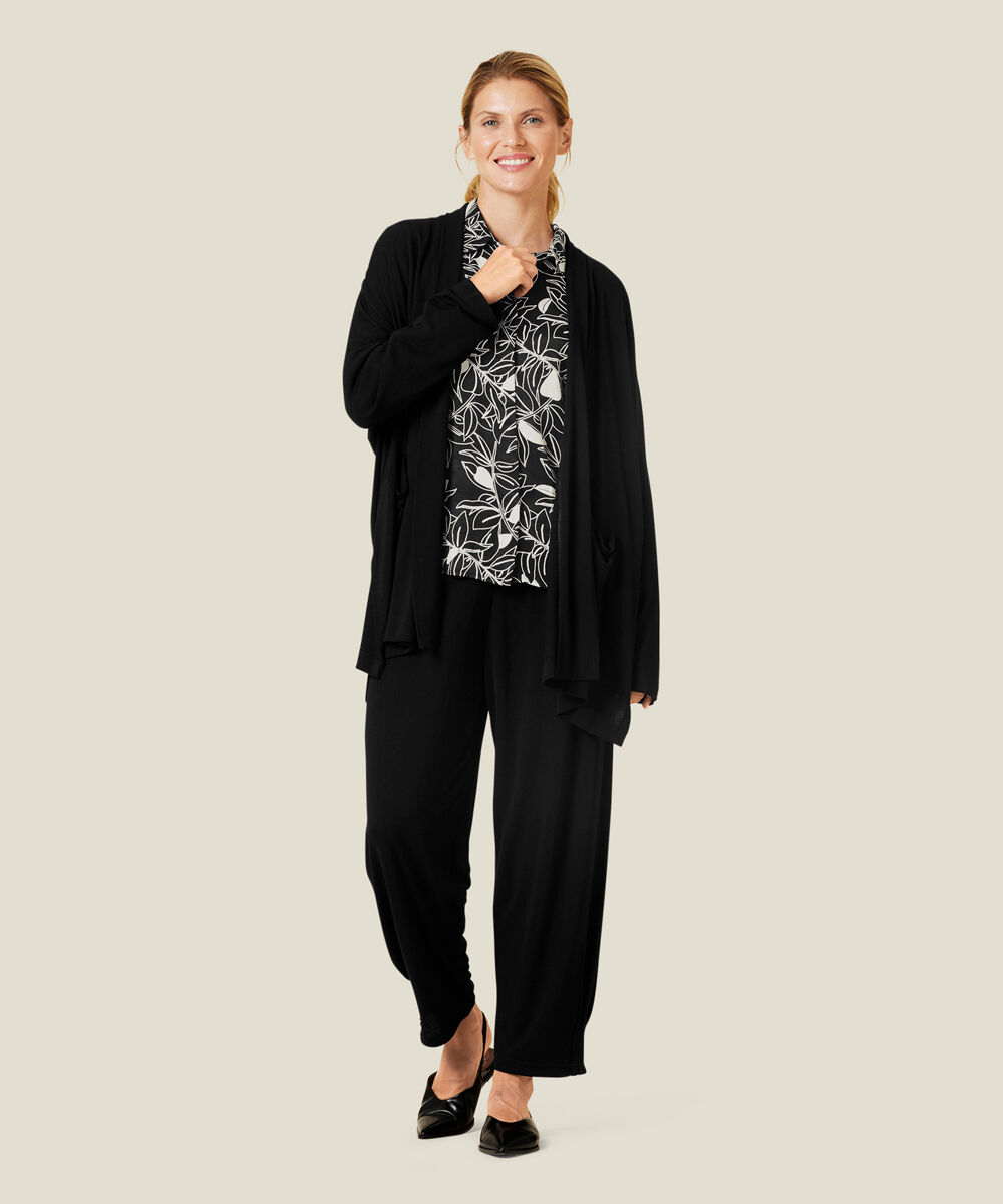 Joette JERSEY Cardigan, Black