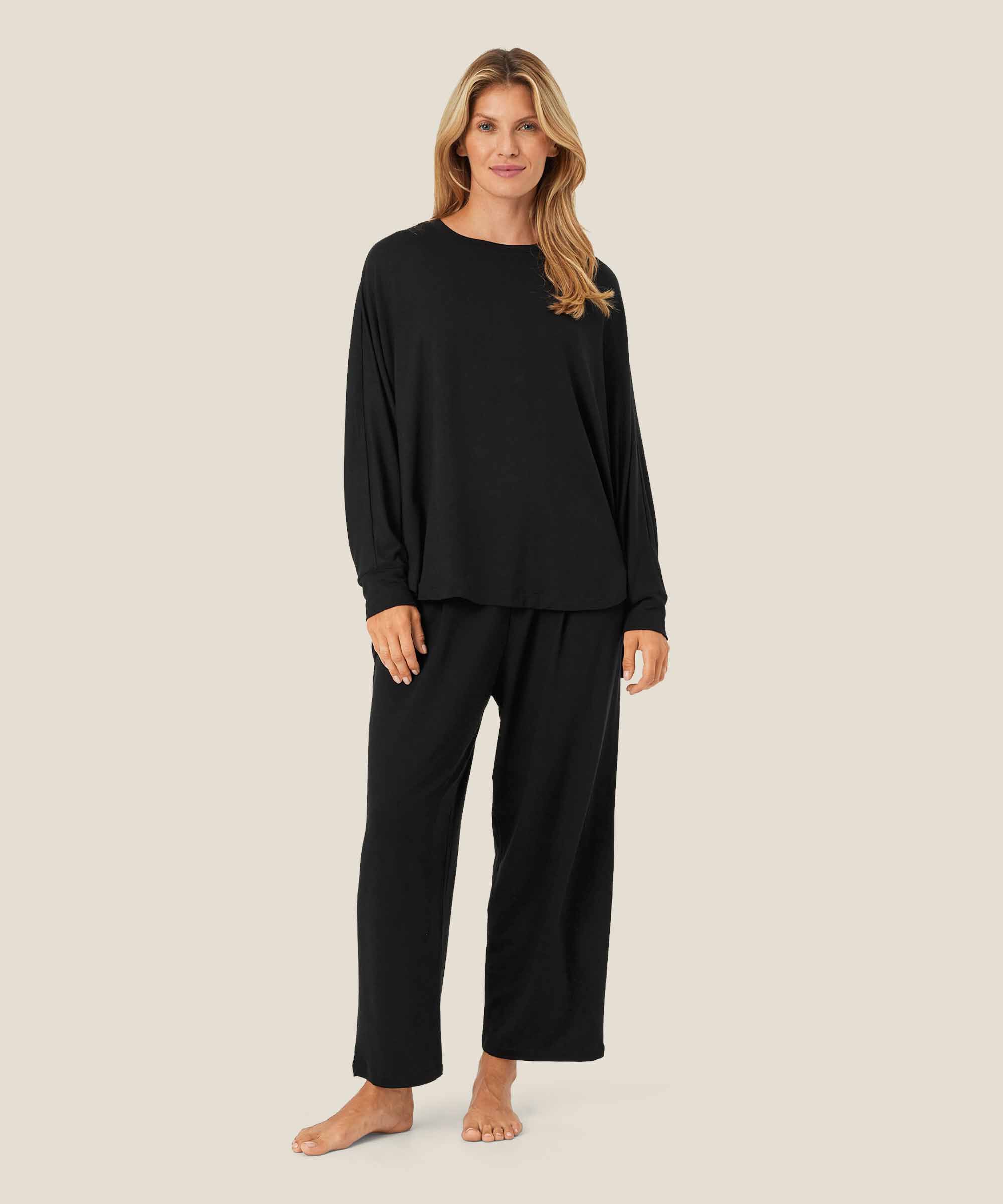 Penelope JERSEY Bukser, Black