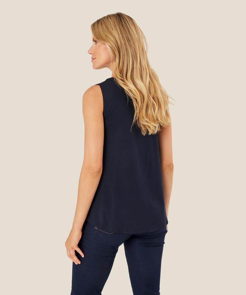 Elisa JERSEY Top, Navy