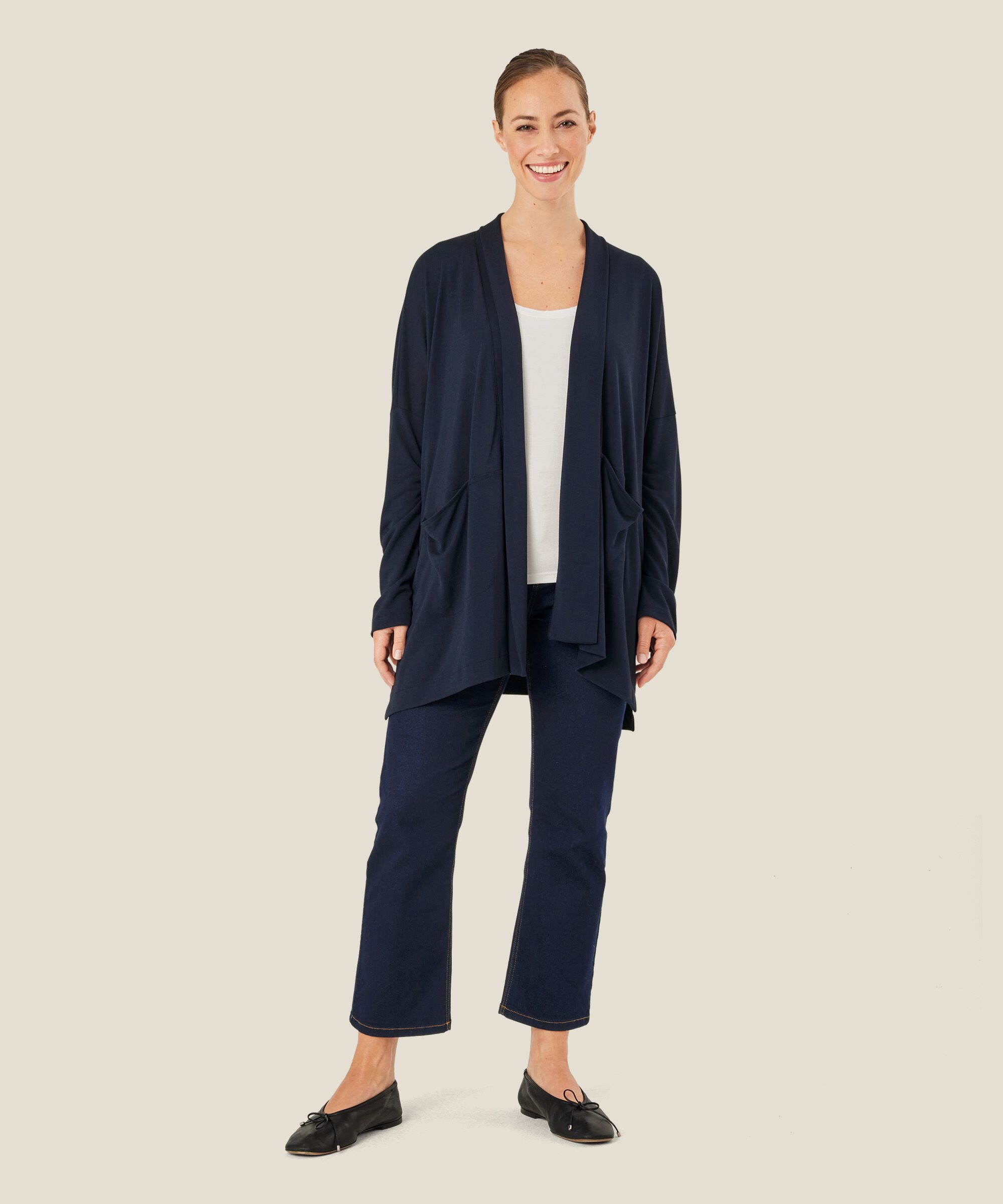 Joette JERSEY Cardigan, Navy