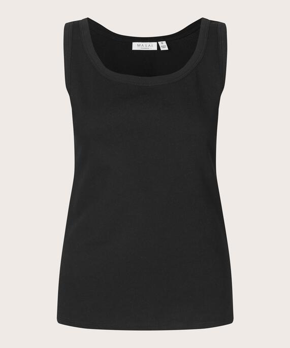Elviora JERSEY Top, Black