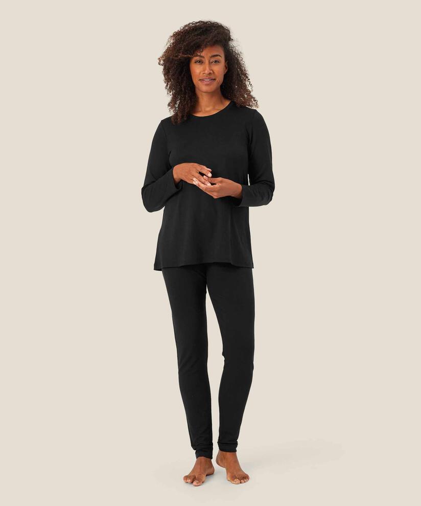 Berta JERSEY Top, Black