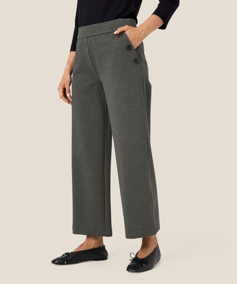 Prisca JERSEY bukser, M. Grey mel., hi-res