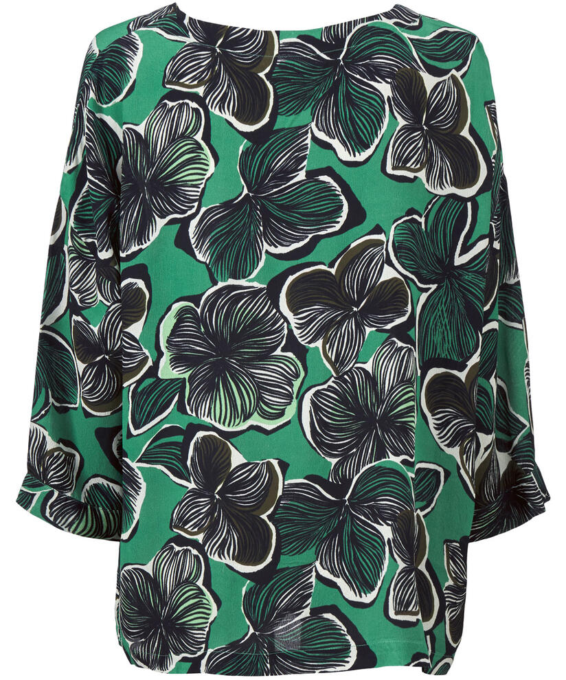 BECCA TOP, Bottle Green