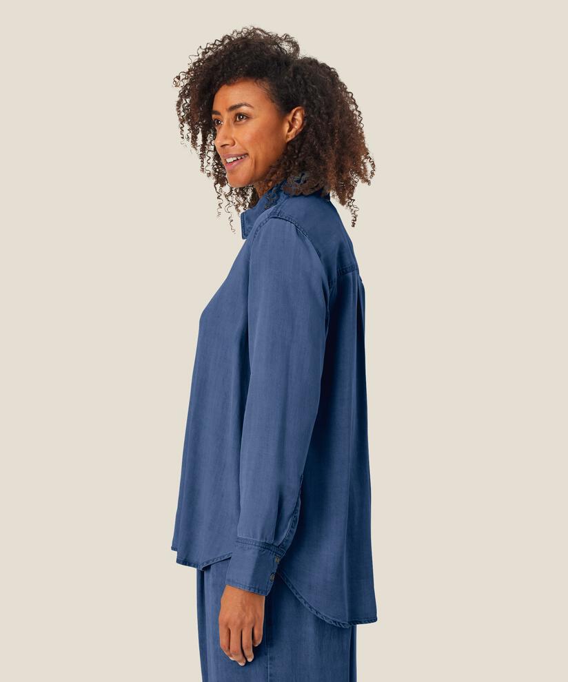 Ishana Denim Skjorte, Washed denim