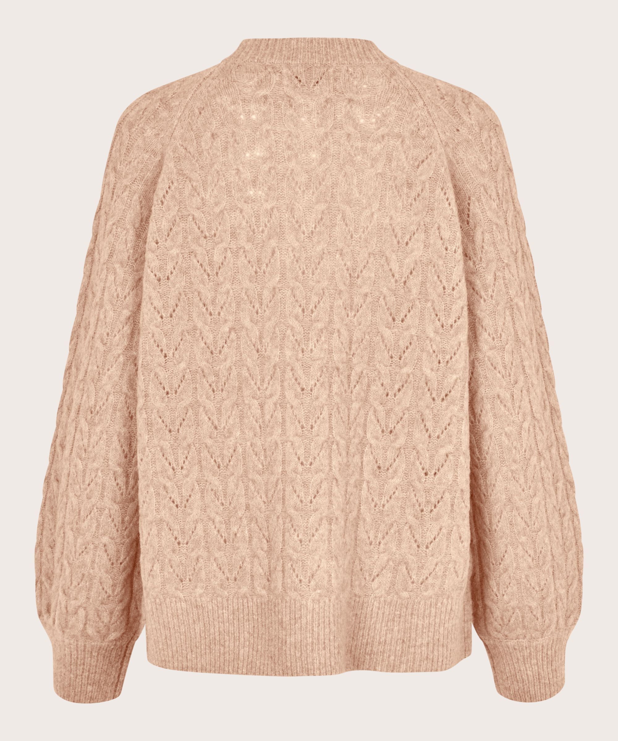Lamse Cardigan, L beige mel