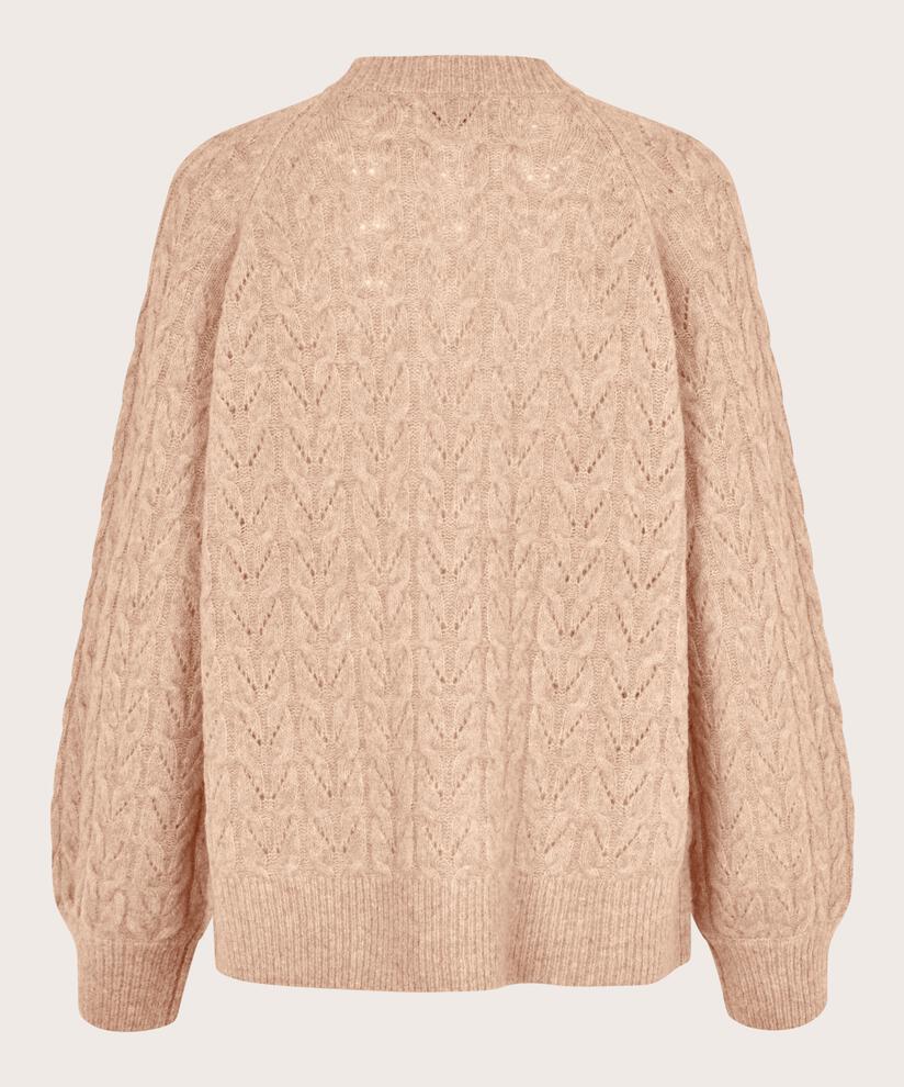 Lamse Cardigan, L beige mel