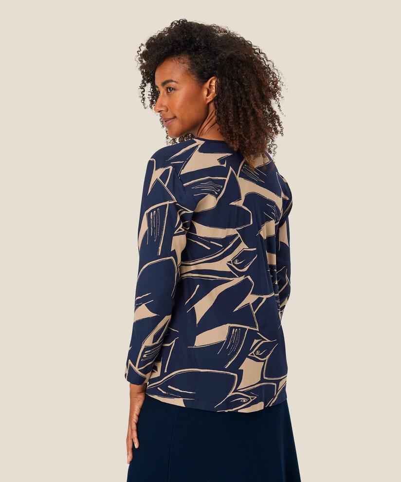 Kala Top, Navy Blazer