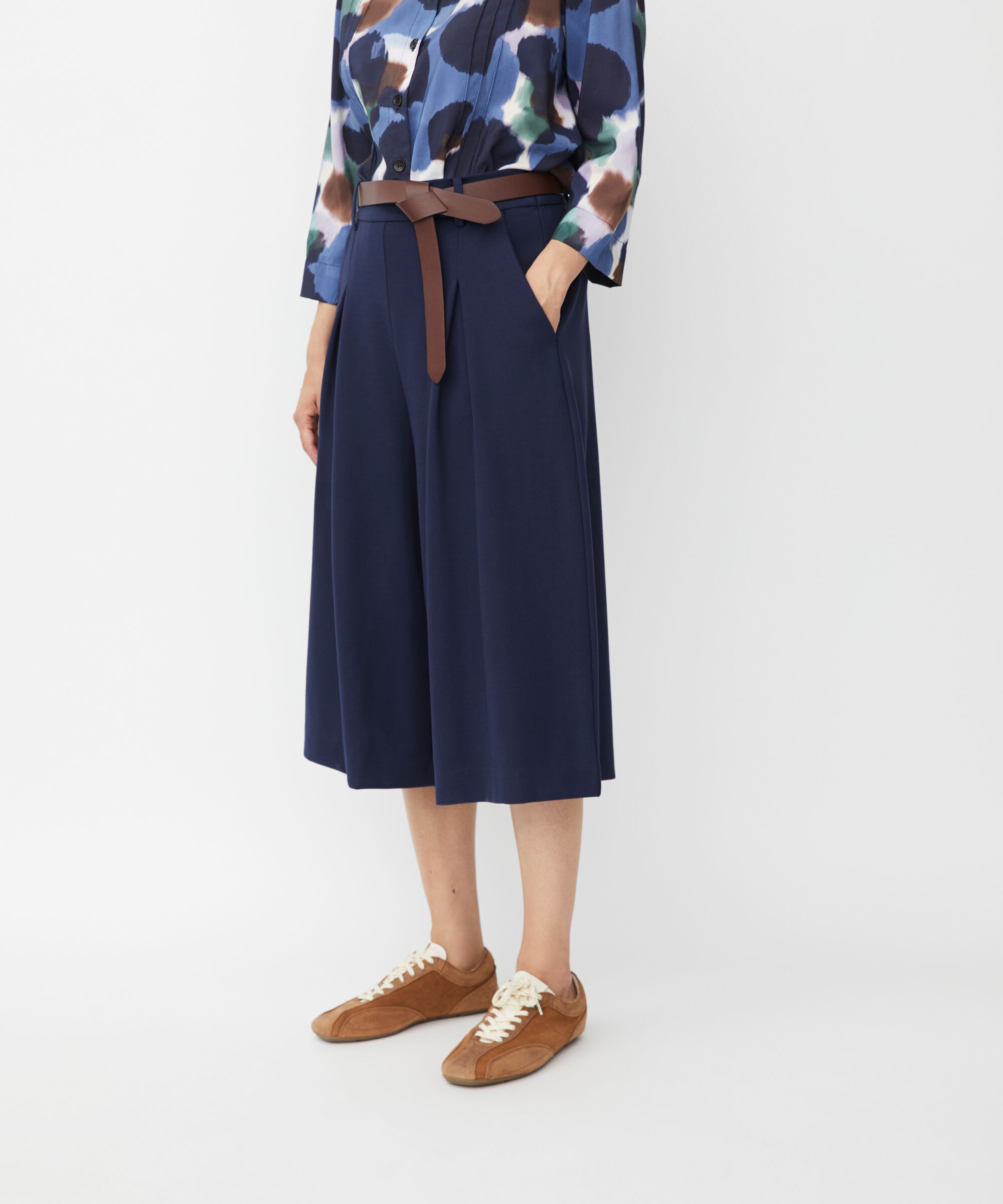 Parmona JERSEY Bukser, Navy Blazer