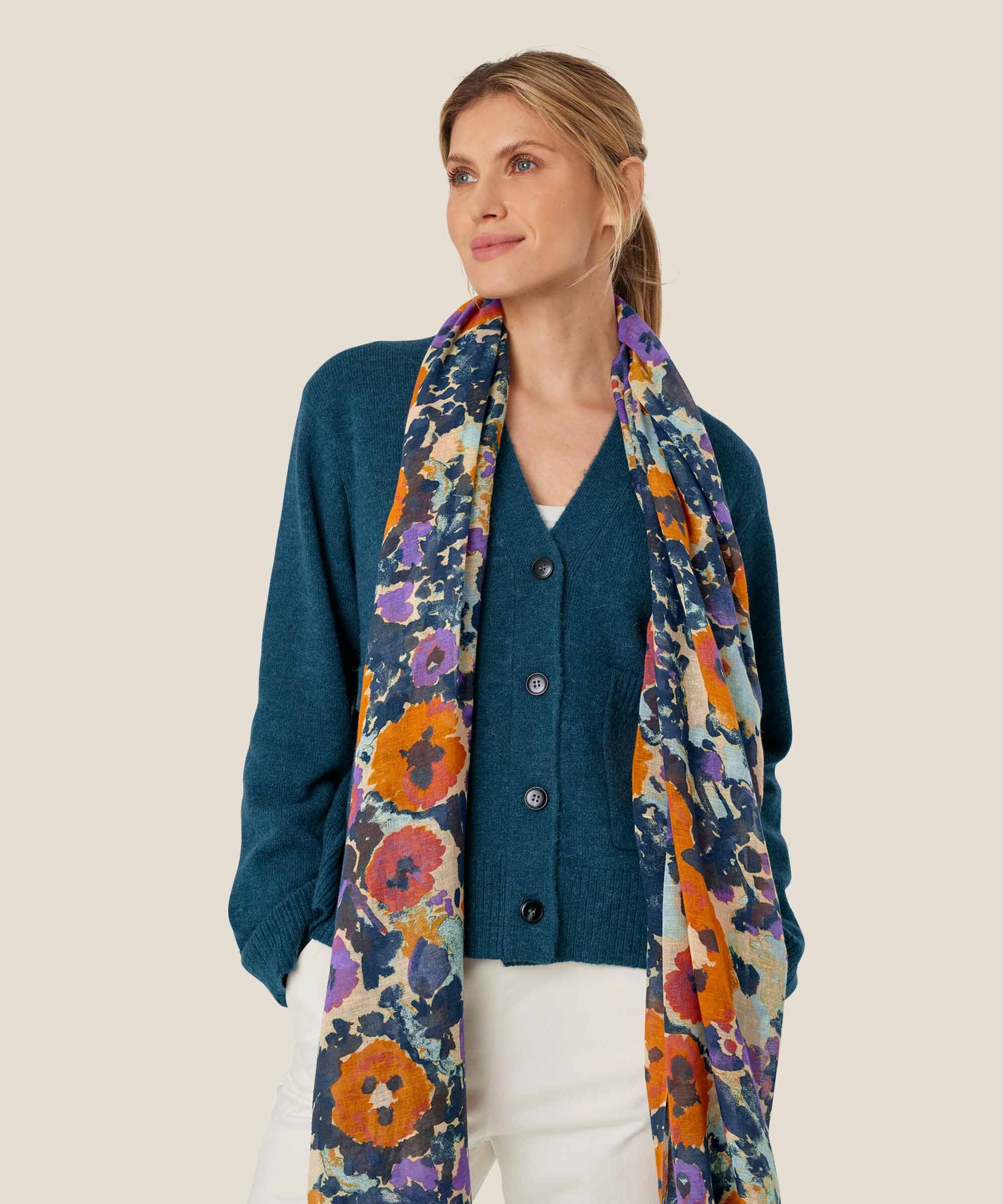 Aidalo Tørklæde, Meadow Violet