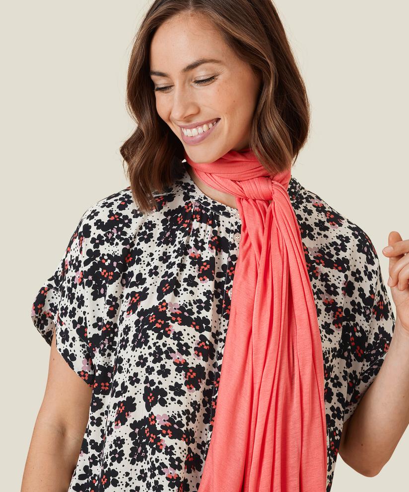 Amega JERSEY tørklæde, Spiced Coral, hi-res