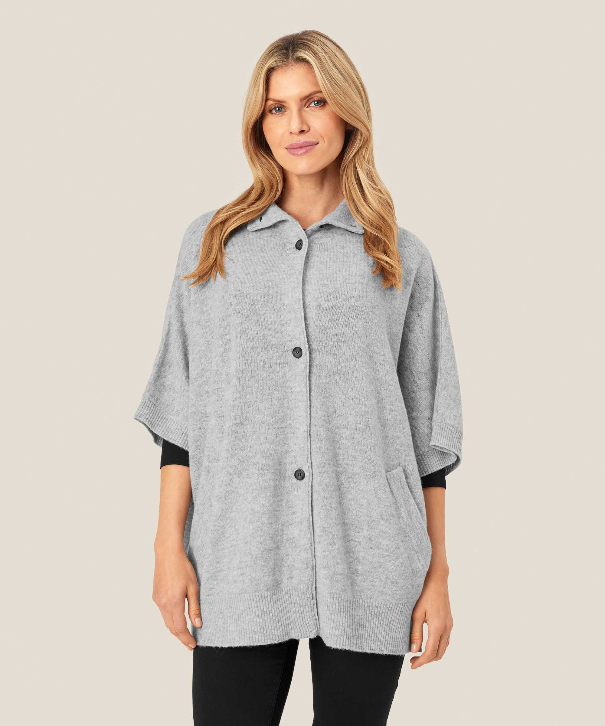 Laritsa Cardigan, L. Grey mel.