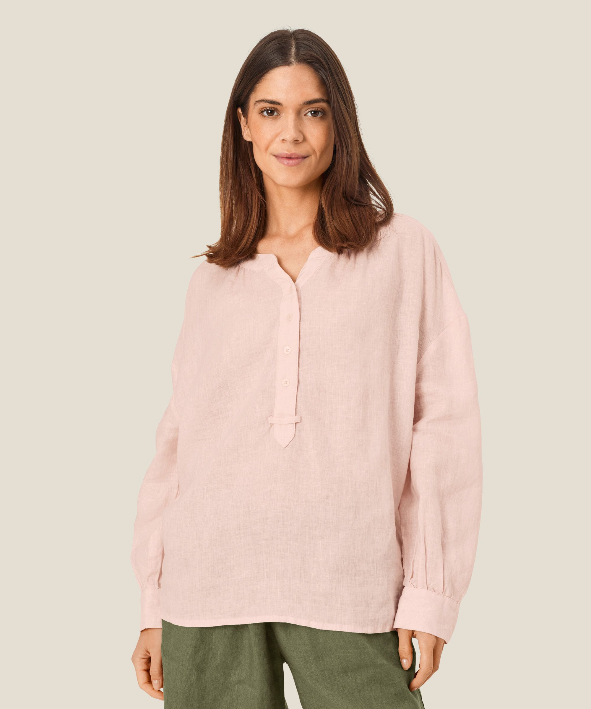 Dashina Top, Mauve Chalk