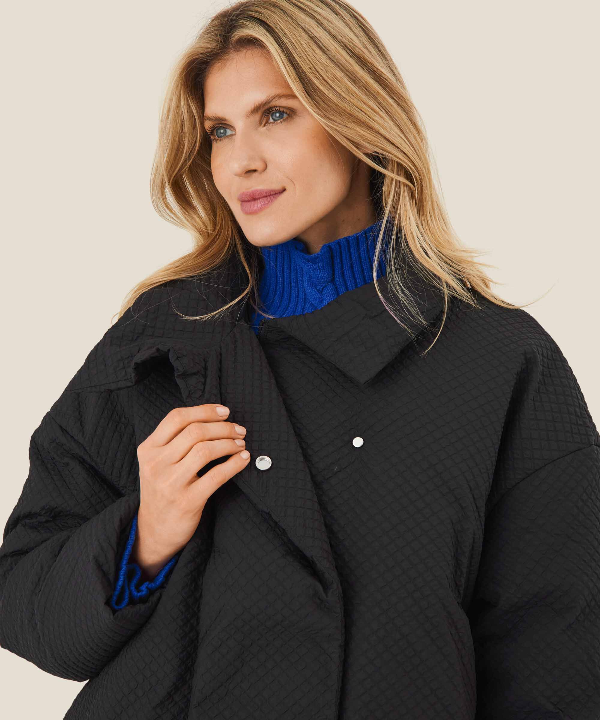 Tabine Dunfrakke, Black