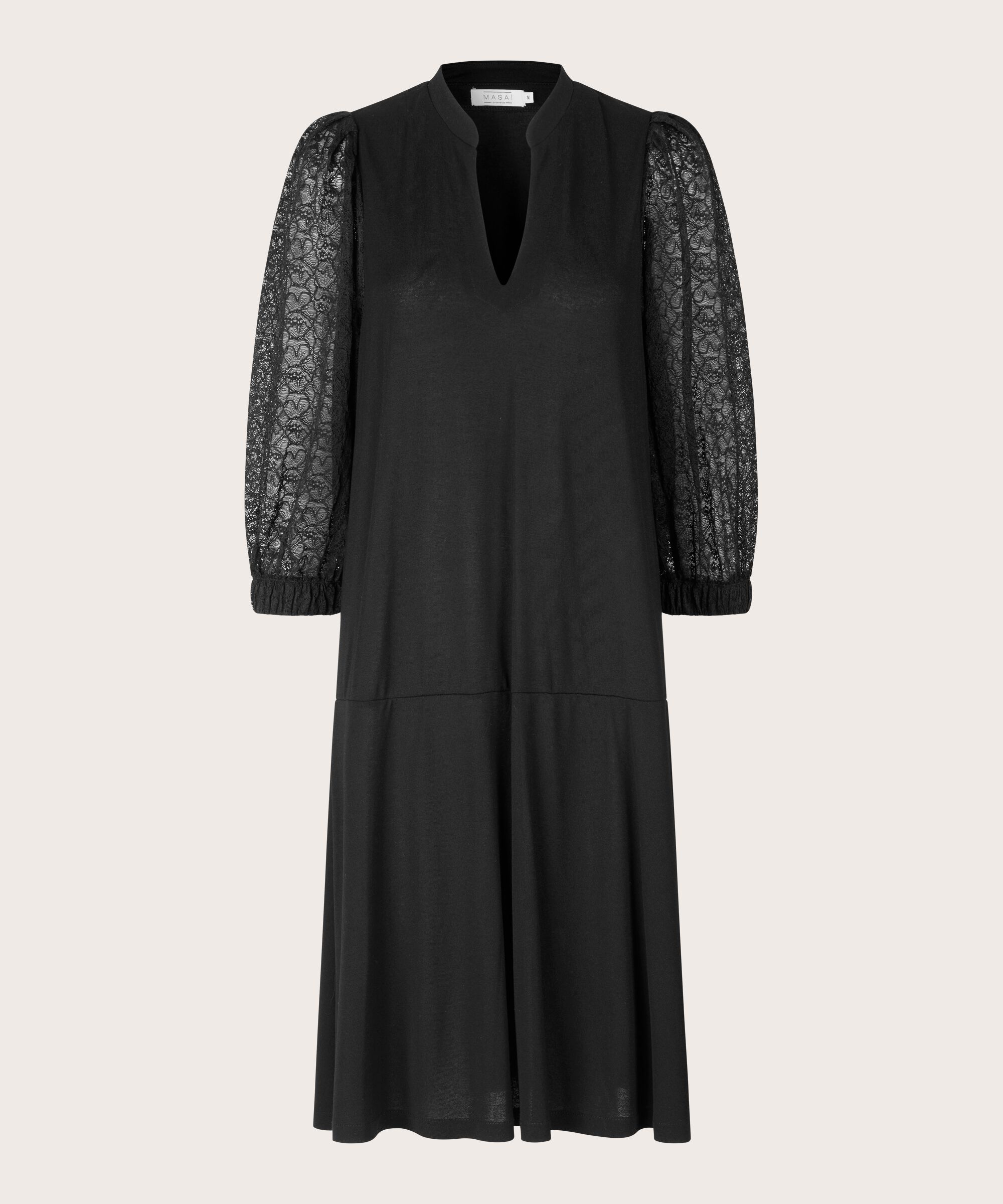 Najana JERSEY kjole, Black