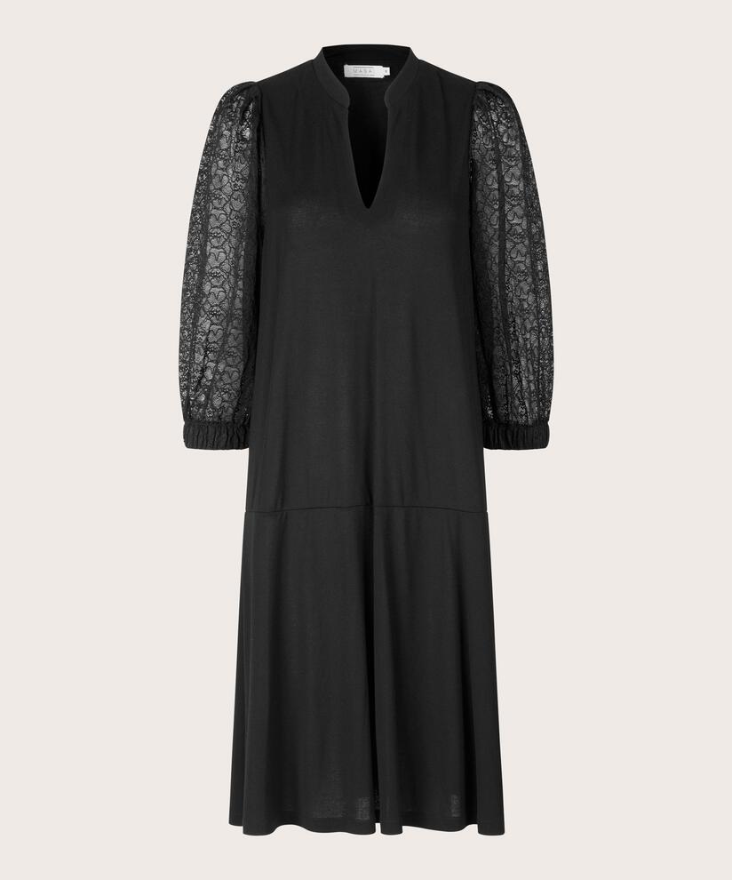 Najana JERSEY kjole, Black
