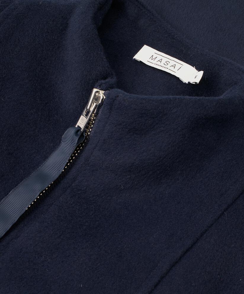 Thorvi uld frakke, Navy Blazer, hi-res