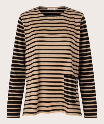 Bernice JERSEY Top, Travertine, hi-res