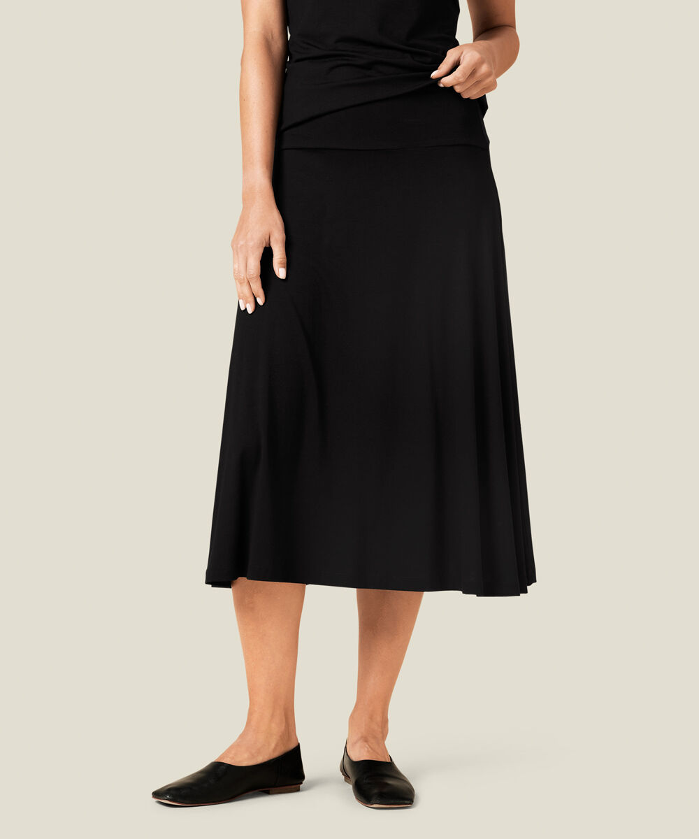 Saba JERSEY Nederdel, Black