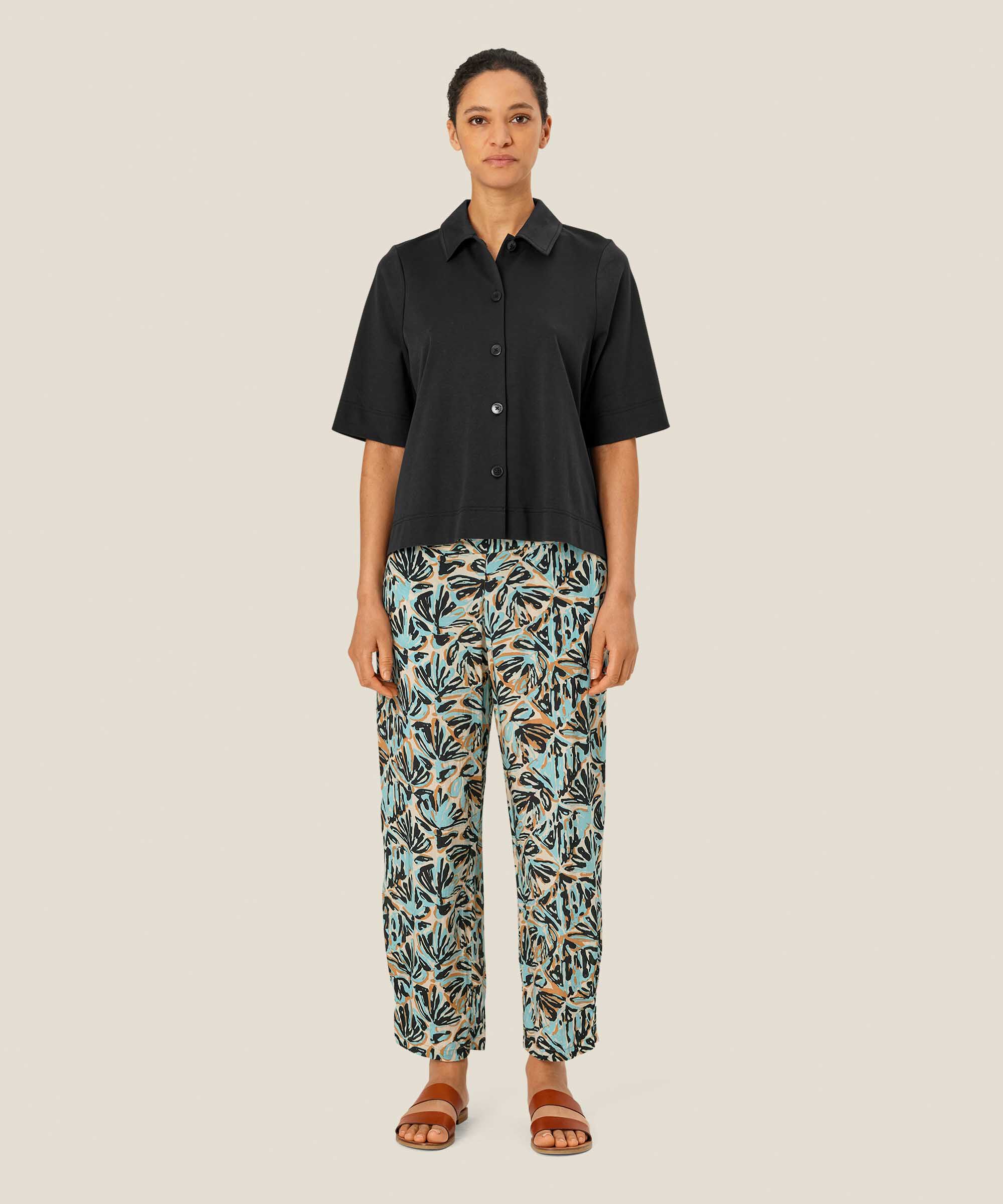 Ingelisa JERSEY Skjorte, Black