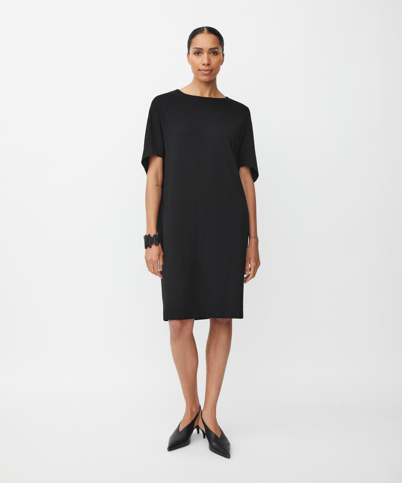 Nattie JERSEY Kjole, Black