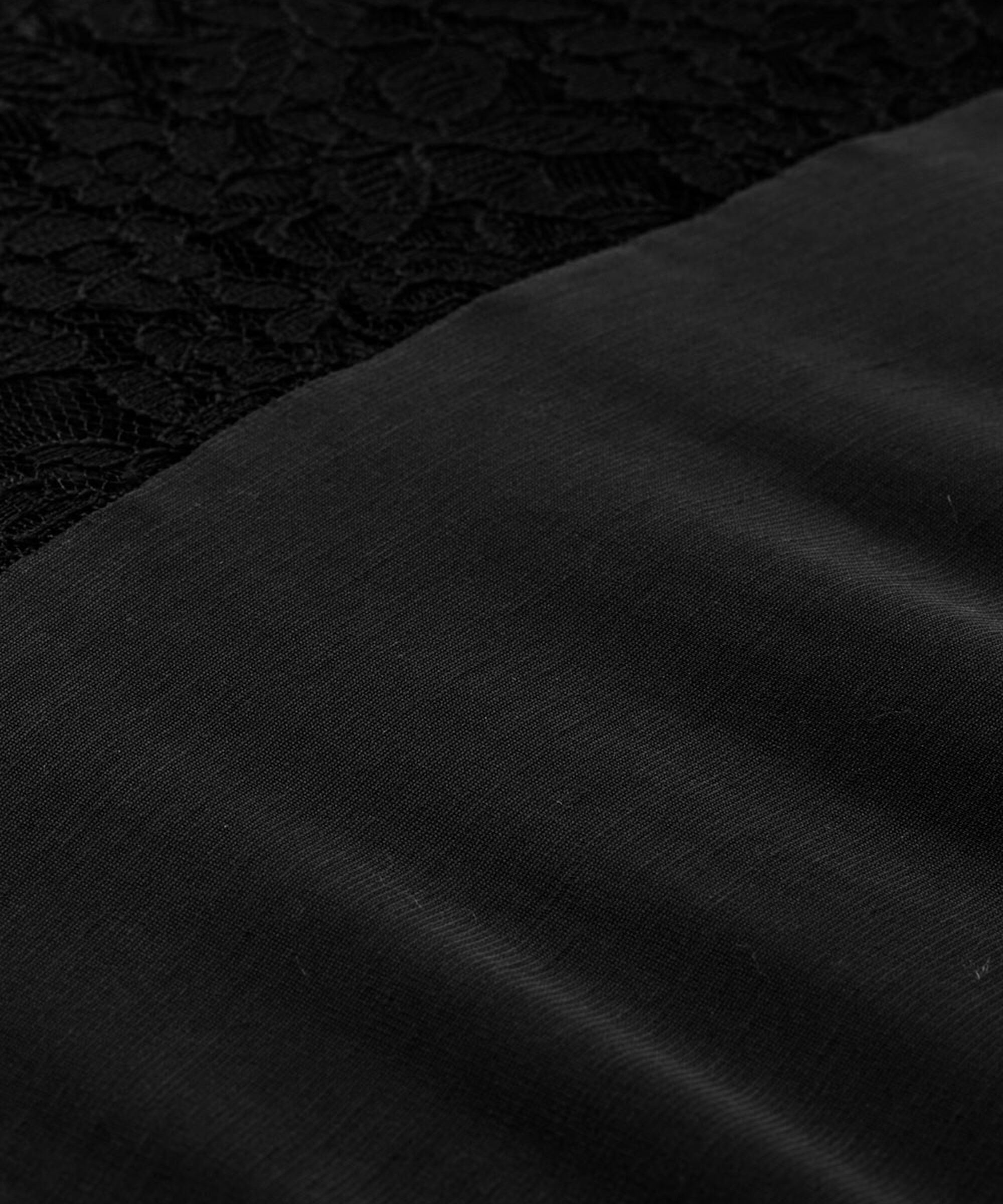 NERIDA JERSEY KJOLE, Black