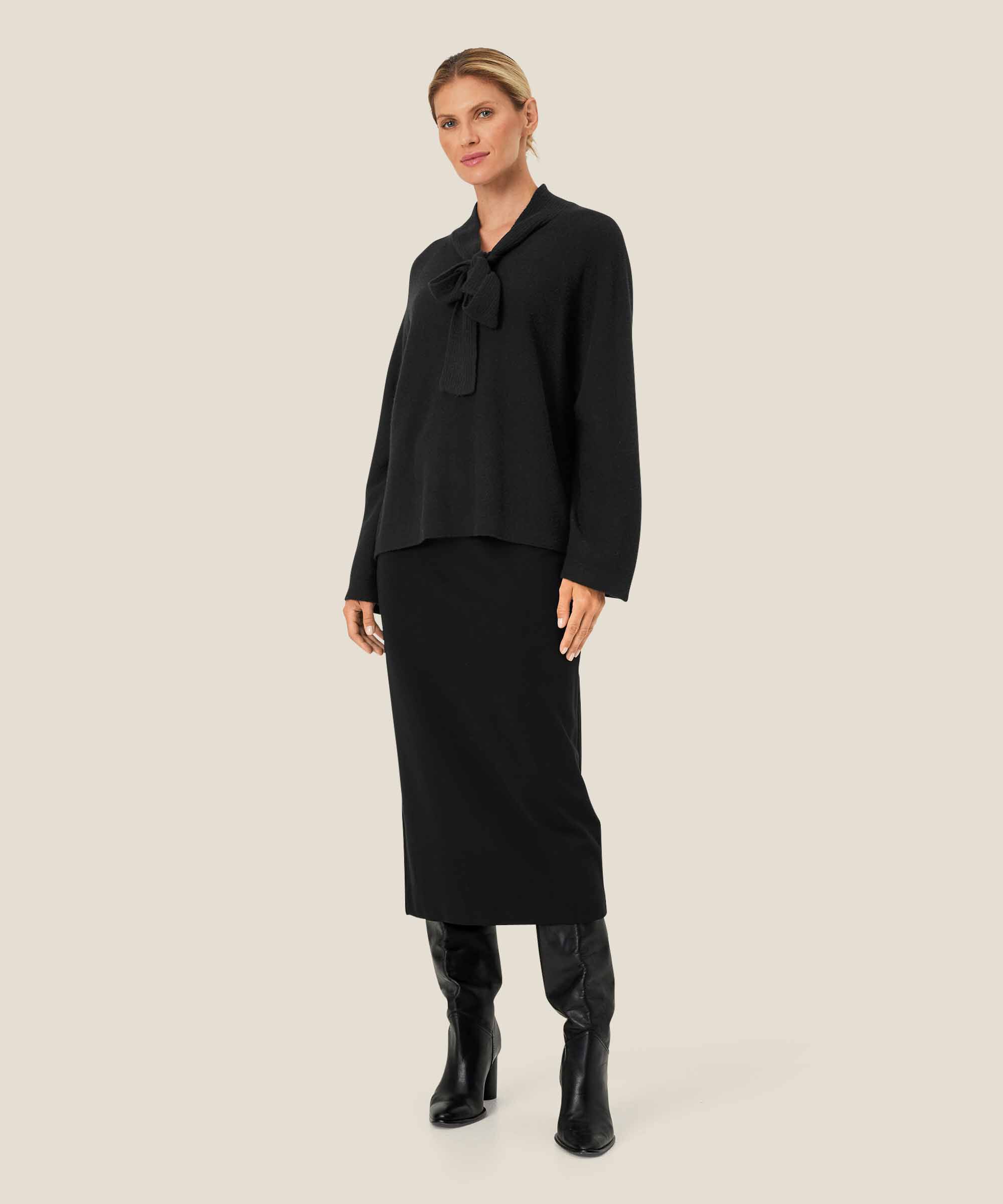 Fadeya Top, Black